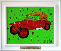 František R. Čech - 1926 Tatra 11 Phaetton ( červená ) - originál 